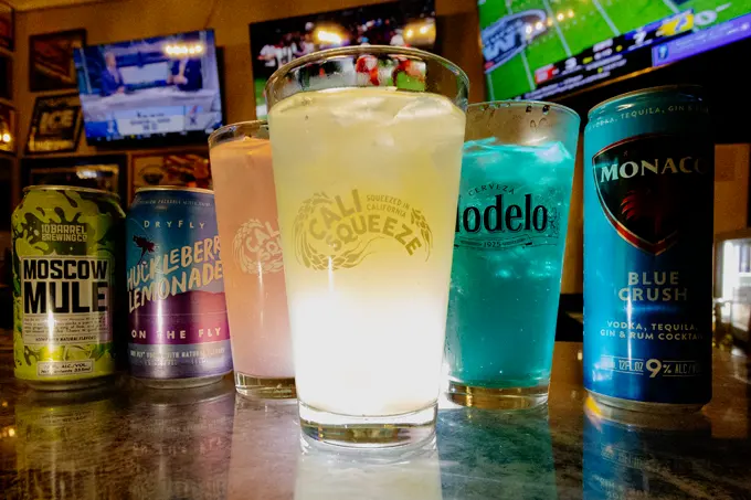 Refreshments and Canned Cocktails